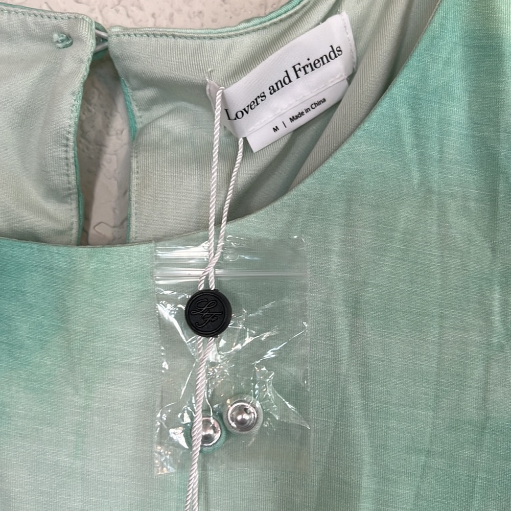 Lovers and friends Elijah Dress in Seafoam Tie Dye - Picture 9 of 13